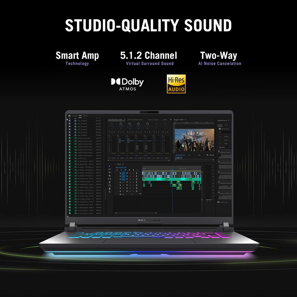 ASUS ROG Strix G16 Gaming Laptop - Unleash Your Power with 16" FHD+ Display, Intel Core i7, NVIDIA RTX 5060, 16GB DDR5 RAM, and 1TB SSD - Elevate Your Game with Windows 11 Home