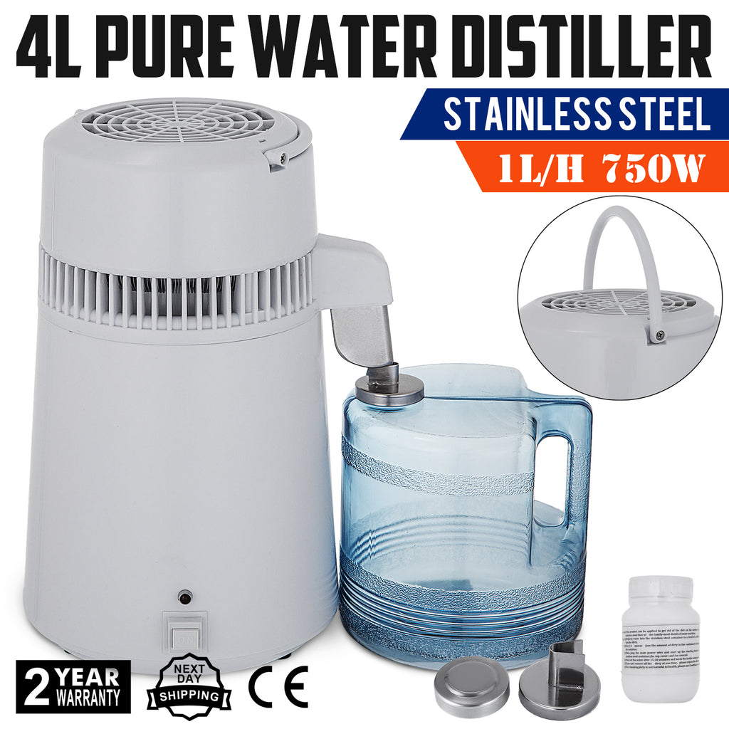 4L Stainless Steel Pure Water Distiller for Dental and Medical Use