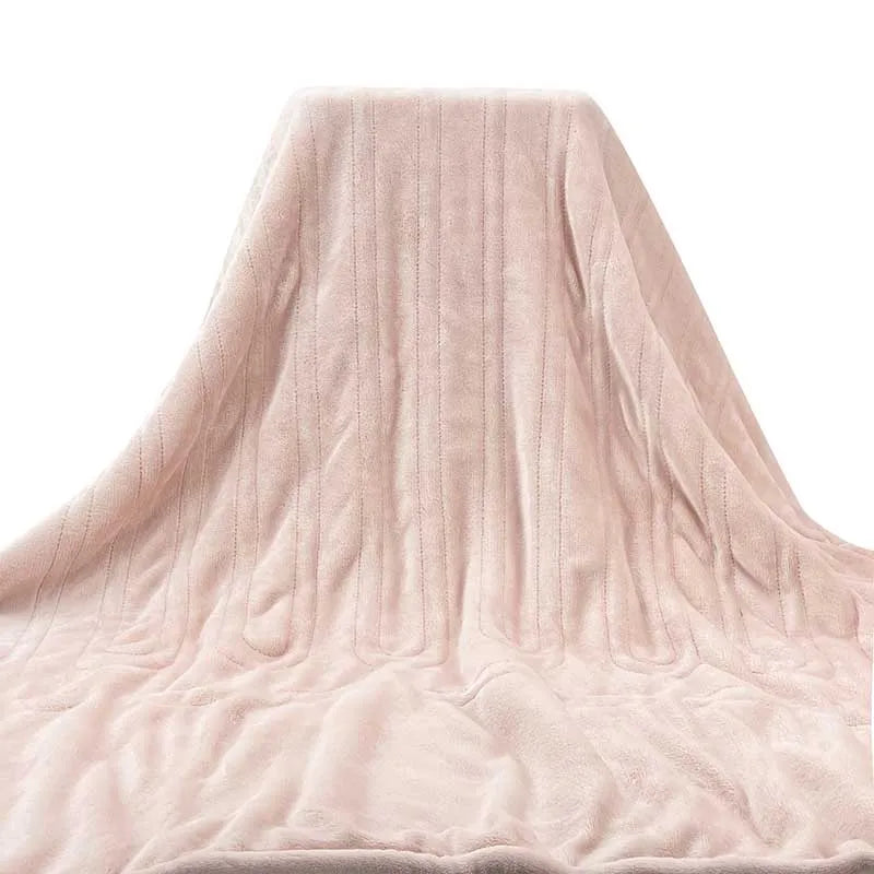 Acarps Electric Heated Blanket with Flannel and Sherpa Fabric, 6 Heat Settings, 10-Hour Auto-Off Timer, and Overheat Protection
