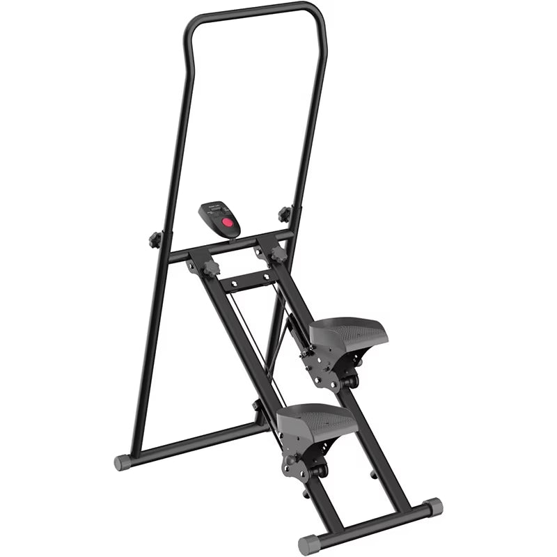Home Gym Stair Stepper - Vertical Climber Machine for Comprehensive Full-Body Workouts, Compact and Foldable Cardio Stepper with Adjustable Features