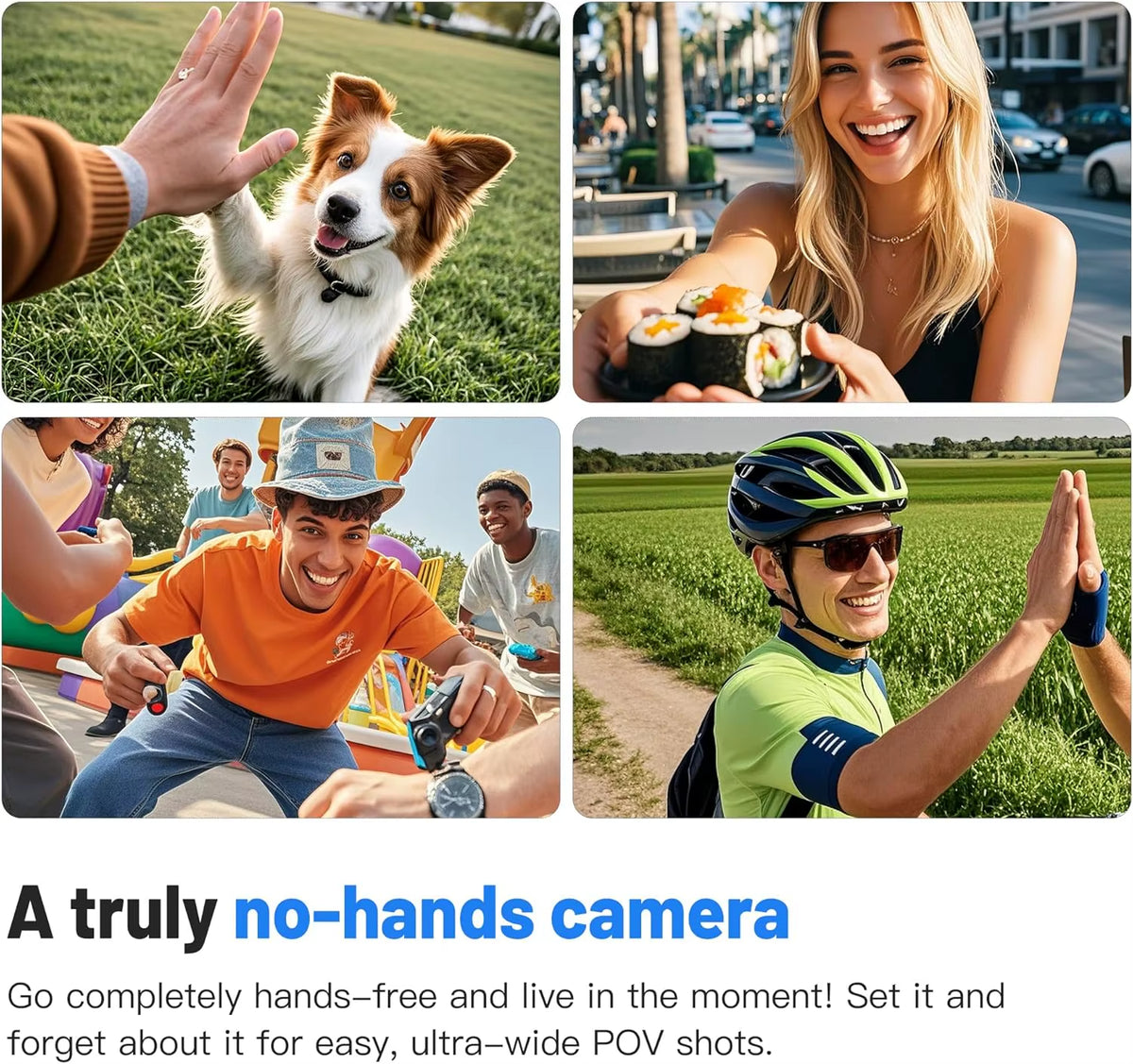 4K UHD Mini Body Camera with 128GB Storage - Compact Wearable Action Cam for Hands-Free Recording