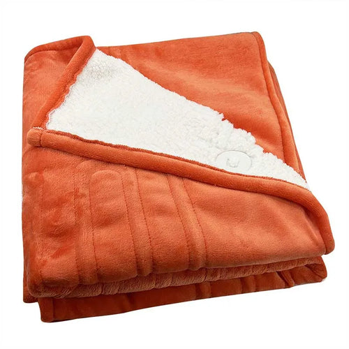 Acarps Electric Heated Blanket with Flannel and Sherpa Fabric, 6 Heat Settings, 10-Hour Auto-Off Timer, and Overheat Protection