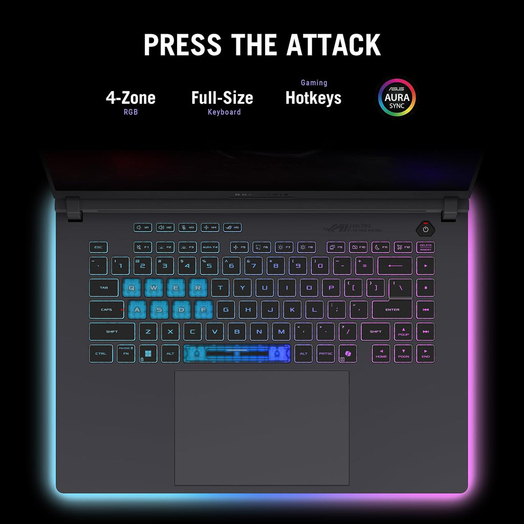 ASUS ROG Strix G16 Gaming Laptop - Unleash Your Power with 16" FHD+ Display, Intel Core i7, NVIDIA RTX 5060, 16GB DDR5 RAM, and 1TB SSD - Elevate Your Game with Windows 11 Home