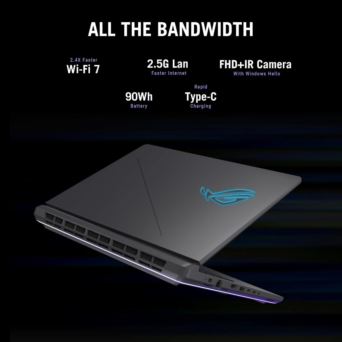 ASUS ROG Strix G16 Gaming Laptop - Unleash Your Power with 16" FHD+ Display, Intel Core i7, NVIDIA RTX 5060, 16GB DDR5 RAM, and 1TB SSD - Elevate Your Game with Windows 11 Home