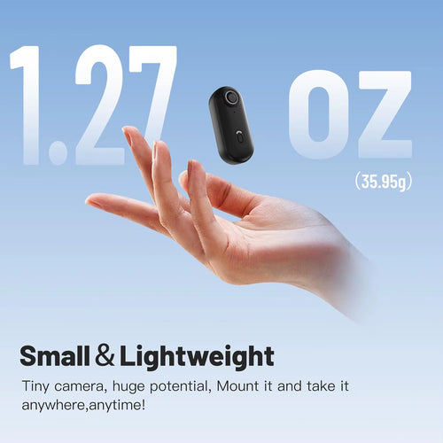 4K UHD Mini Body Camera with 128GB Storage - Compact Wearable Action Cam for Hands-Free Recording